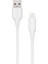 Metrashop USB To Lightning Uyumlu iPhone Modelleri Için Hızlı Şarj ve Data Kablosu 100 cm (Beyaz) 3