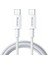 Metrashop CA-2770 60W USB C To USB C Şarj ve Data Kablosu Beyaz 1.2 M 1