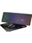 Metrashop AC208 Rainbow 2.4ghz Kablosuz Şarjlı Türkçe Q Klavye/mouse ve Mousepad Seti 2