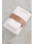 Metrashop Tekstil Royal | 50X90-70X140 cm 2'li Banyo Havlu SETI,%100 Pamuklu Havlu Takımı Krem 1