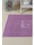 Metrashop Tekstil Mat | Ayak Havlusu, Banyo Paspası, Havlu Paspas Mor 3