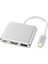 Metrashop Plus PX-SW-U515 Gri Metal Type-C To 4K HDMI + USB 3.0 + Pd Şarj Çevirici Adaptör 1