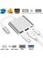 Metrashop Plus PX-SW-U515 Gri Metal Type-C To 4K HDMI + USB 3.0 + Pd Şarj Çevirici Adaptör 3