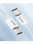 Metrashop BX-UC02C 60W Type-C To Type-C Hızlı Şarj ve Data Kablosu 1.2 Metre Beyaz 3