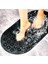 Metrashop Kaydırmaz Duşakabin Banyo ve Duş Paspası Masajlı 37 x 69 cm Siyah SEA142S 1