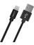 Metrashop PSM07 1 Metre Siyah Lightning (Ios) Hızlı Şarj Kablosu Siyah 2