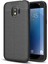 Samsung Galaxy J4 Için Kılıf Deri Dokulu Silikon Siyah [Samsung Galaxy J4 ile Uyumlu Kılıf - Siyah] 1