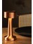 Metrashop Vista Şarjlı Dokunmatik Dekoratif Dim Edilebilir Masa Lambası (Rosegold, Dalya) 2