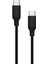 Metrashop Type-C To Type-C Uyumlu iPhone ve Modelleri Için Hızlı Şarj ve Data Kablosu 40 cm (Siyah) 1
