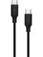 Metrashop Type-C To Type-C Uyumlu iPhone ve Modelleri Için Hızlı Şarj ve Data Kablosu 40 cm (Siyah) 3