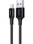 Metrashop iPhone Lightning 2.4A Data ve Şarj Kablosu Siyah 1 Metre 1