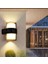 Metrashop 12 W IP54 Bora Iç ve Dış Mekan Duvar LED Aplik Lamba Su Geçirmez 1170 Lümen Bahçe Balkon Teras Koridor Ev LED Aplik 1