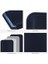 Metrashop iPhone ile Uyumlu Magsafe Özellikli Deri Cüzdan iPhone 15 Pro Max/15 Plus/15 Pro/15, 14 Pro Max/14 Plus/14 Pro/14, 13 Pro Max/13 Pro/13, 12 Pro Max/12 Pro/12 (Dark Blue) 3