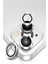 Metrashop Iletişim iPhone 13 Alüminyum Alaşım Temperli Cam Kamera Lens Koruyucu - Gümüş 1