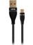 Metrashop Swapp SW-C540 1m 3A Micro USB Siyah Şarj Kablosu 1