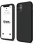 Apple iPhone Kılıf Ince Sıvı Silikon 3 Katmanlı Tam Kaplamalı Yumuşak Jel Kauçuk Kılıf Kapak (Siyah, Apple iPhone 12/12 Pro) 1