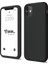 Apple iPhone Kılıf Ince Sıvı Silikon 3 Katmanlı Tam Kaplamalı Yumuşak Jel Kauçuk Kılıf Kapak (Siyah, Apple iPhone 12/12 Pro) 2
