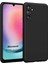 Matte Silicone Samsung Galaxy A24 Için Kılıf Siyah [Samsung Galaxy A24 ile Uyumlu Kılıf - Siyah] 3