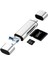 Metrashop Type C USB Kart Okuyucu Micro Sd Card Reader Çevirici Dönüştürücü Adaptör 1