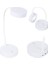 Metrashop 20 Led'li 2.5 Watt Şarjlı Esnek Masa Lambası, 3 Modlu Sarı-Beyaz-Gün Işığı, Dimmer Özelliği, Yatak Başucu ve Kitap Okuma Ders Çalışma Lambaları 2
