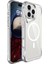 Uyumlu Apple iPhone 16 Pro Max Kılıf Magsafe Şarj Özellikli T-Max Magsafe Kapak Şeffaf 1
