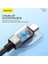 Metrashop XS03 240W LED Işıklı Type-C To Type-C Şarj ve Data Kablosu Ip Örgülü 2
