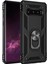 Samsung Galaxy S10 Için Kılıf Military Ring Holder Siyah [Samsung Galaxy S10 ile Uyumlu Kılıf - Siyah] 1