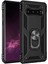 Samsung Galaxy S10 Için Kılıf Military Ring Holder Siyah [Samsung Galaxy S10 ile Uyumlu Kılıf - Siyah] 2