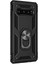 Samsung Galaxy S10 Için Kılıf Military Ring Holder Siyah [Samsung Galaxy S10 ile Uyumlu Kılıf - Siyah] 3