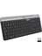 Metrashop K580 Ince Çoklu Cihaz Özellikli Kablosuz Klavye, Kompakt Modern, Telefon Tutucu, 24 Ay Pil Ömrü, 10 M Kullanım Mesafesi, Bluetooth Türkçe Q Klavye, Siyah 2