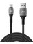 Metrashop 12W 2.4A Usb-A To Lightning iPhone iPad Örgülü Hızlı Şarj ve Data Kablosu 1 Metre 3