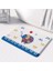 Metrashop Sevimli Tasarımlı Mikrofiber Banyo Paspası, Kaymaz Taban, Makinede Yıkanabilir (251_BPSM, 2'li Takım 40 x 60_50 x 80) 3