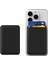 Metrashop iPhone ile Uyumlu Magsafe Özellikli Silikon Lansman Cüzdan Kılıf iPhone 15 Pro Max/15 Plus/15 Pro/15, 14 Pro Max/14 Plus/14 Pro/14, 13 Pro Max/13 Pro/13, 12 Pro Max/12 Pro/12 (Siyah) 1