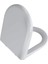 Metrashop Zentrum 94-003-009 Yavaş Kapanır Klozet Kapağı, Duroplast, Beyaz 1