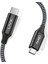 Metrashop Action Thunderbolt 4 Type C Kablo 100 W Pd Şarj 40 Gbps Veri ve Görüntü Aktarım Kablosu Örgülü Kablo (3 Metre) 1