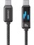 Metrashop US-SJ744 Type-C To Type-C 100W Meteor Efekt Ekranlı 1.2m Hızlı Şarj ve Data Kablosu Antrasit 1