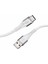 Metrashop A315C Usb-A 'dan Usb-C 'ye Hızlı Şarj ve Veri Aktarım Kablosu, 60 Watt'a Kadar Güç Destekli Naylon ve Aliminyum 1,5 Metre Beyaz 1
