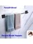 Metrashop Metal Uzun Kağıt ve Kumaş Havluluk, Banyo ve Mutfak Için Paslanmaz Yapışkanlı Askı, Havlu Standı, Havlu Tutucu 40 cm 2