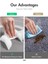 Metrashop Banyo Paspası - Emici Kaymaz Hızlı Kuruyan Lekeye Dayanıklı Halı - Dış Mekan Küvet Duş Odası Için Kolay Bakım 58 cm 3