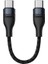 Metrashop 25CM 60W Süper Hızlı Pd Type C To Type C Şarj Kablosu, Kısa Halat Örgülü Kopmaz Kırılmaz Kablo 1