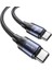 Metrashop US-SJ524 Örgülü 1.2m Type-C To Type-C 100W Pd Hızlı Şarj ve Data Kablosu Amz 1