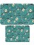 Metrashop Sevimli Tasarımlı Mikrofiber Banyo Paspası, Kaymaz Taban, Makinede Yıkanabilir, Banyo Halısı (74_BPSM, 2'li Takım) 1