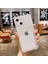 Apple iPhone 14 Plus (6.7) Inç Şeffaf Kartlıklı Antishock Darbeye Dayanıklı Kamera Korumalı Yumuşak Silikon Kılıf (Şeffaf) 1