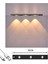 Metrashop Geldi Sensörlü Şarjlı 3 Farklı Işık Renkli Dimmerli 40CM Siyah Cata Bella Ultra Slim Kabin LED 2