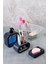 Metrashop Tasarım 4 Parça Banyo Aksesuar Seti Modern Hafif Lüks Yıkama Kabı Banyo Aksesuarları Banyo Seti Losyon Şişeleri, Diş Fırçası Tutacağı, Diş Kupası, Sabunluk 1
