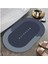 Metrashop Concept Süper Su Emici Kaymaz Tabanlı Oval Banyo Paspası Diatom Banyo Lavabo Paspası Sihirli Su Emici Diyatom Paspas 60 x 39 cm (Mavi) 1