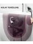 Metrashop Concept Süper Su Emici Kaymaz Tabanlı Oval Banyo Paspası Diatom Banyo Lavabo Paspası Sihirli Su Emici Diyatom Paspas 60 x 39 cm (Mavi) 2