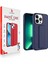 Apple iPhone Mıknatıslı Standlı Darbe Emici Ibola Apple iPhone 13 Pro Kılıf (Lacivert) 1