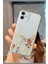 Apple iPhone 11 Uyumlu Desenli Şeffaf Silikon Kılıf FLOWER10 1