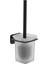 Metrashop Base 600 A4413536 Tuvalet Fırçalığı, Mat Siyah 1